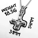 Viking Wolf Cross Pendant Necklaces Viking Warriors
