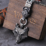 Viking Wolf King's Chain Necklaces Viking Warriors