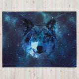 Viking Wolf Throw Blanket Viking Warriors