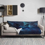 Viking Wolf Throw Blanket Viking Warriors