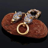 Viking Wolves King's Chain Bracelet Bracelets Viking Warriors
