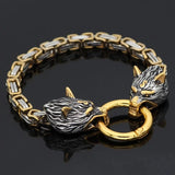 Viking Wolves King's Chain Bracelet Bracelets Viking Warriors