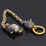 Viking Wolves King's Chain Bracelet Bracelets Viking Warriors