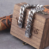Vikings Cuban Link Chain Bracelet Bracelet Viking Warriors