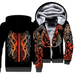 Vikings Odin Fleece Zipper Jacket Apparel & Accessories Viking Warriors