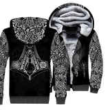 Vikings Odin Fleece Zipper Jacket Apparel & Accessories Viking Warriors