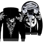 Vikings Odin Fleece Zipper Jacket Apparel & Accessories Viking Warriors