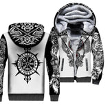 Vikings Odin Fleece Zipper Jacket Apparel & Accessories Viking Warriors