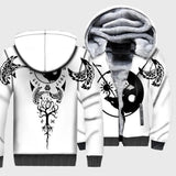 Vikings Odin Fleece Zipper Jacket Apparel & Accessories Viking Warriors