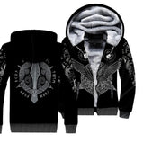 Vikings Odin Fleece Zipper Jacket Apparel & Accessories Viking Warriors