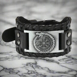 Vikings Symbols Leather Bracelet Wristbands Viking Warriors