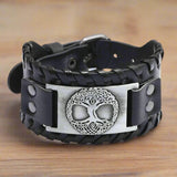 Vikings Symbols Leather Bracelet Wristbands Viking Warriors