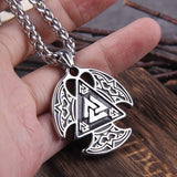 Vikings Valknut Necklace Necklaces Viking Warriors