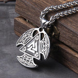 Vikings Valknut Necklace Necklaces Viking Warriors