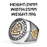 Vikings Valknut Symbol Ring Rings Viking Warriors