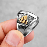 Vikings Valknut Symbol Ring Rings Viking Warriors