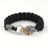 Vikings Wolf Paracord Rope Bracelet Bracelets Viking Warriors