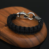 Vikings Wolf Paracord Rope Bracelet Bracelets Viking Warriors