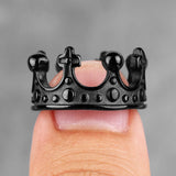 Vintage Crown Rings Viking Warriors