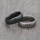 Vintage Futhark Rune Ring Rings Viking Warriors