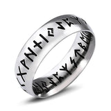 Vintage Futhark Rune Ring Rings Viking Warriors