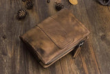 Vintage Genuine Leather Wallet Luxury Card Holder Handbag & Wallet Accessories Viking Warriors