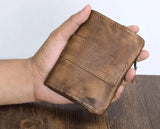 Vintage Genuine Leather Wallet Luxury Card Holder Handbag & Wallet Accessories Viking Warriors