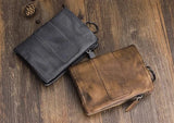 Vintage Genuine Leather Wallet Luxury Card Holder Handbag & Wallet Accessories Viking Warriors