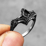 Vintage Skull Ring Rings Viking Warriors
