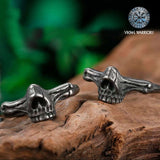 Vintage Skull Ring Rings Viking Warriors