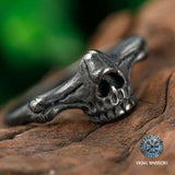 Vintage Skull Ring Rings Viking Warriors
