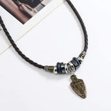 Vintage Tribal Leather Necklace Necklace Viking Warriors