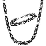 Warrior Bracelet and Necklace Set jewelry Viking Warriors