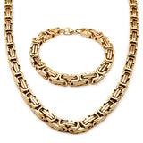 Warrior Bracelet and Necklace Set jewelry Viking Warriors