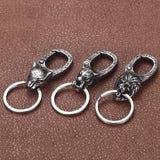 Wolf Lion Skull Raven Clasps Keychains Keychains Viking Warriors
