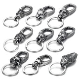Wolf Lion Skull Raven Clasps Keychains Keychains Viking Warriors