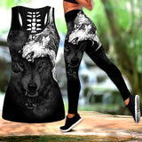 Wolf Spirit Tank Top and Leggings Leggings and Tank tops Viking Warriors