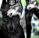 Wolf Spirit Tank Top and Leggings Leggings and Tank tops Viking Warriors