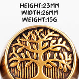 Yggdrasil Tree of Life Ring Rings Viking Warriors