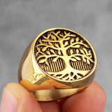 Yggdrasil Tree of Life Ring Rings Viking Warriors