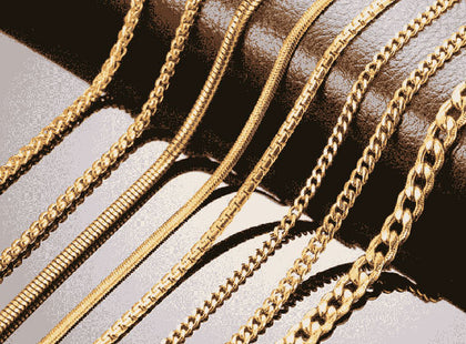 Gold and Silver Chain Necklaces for men and women