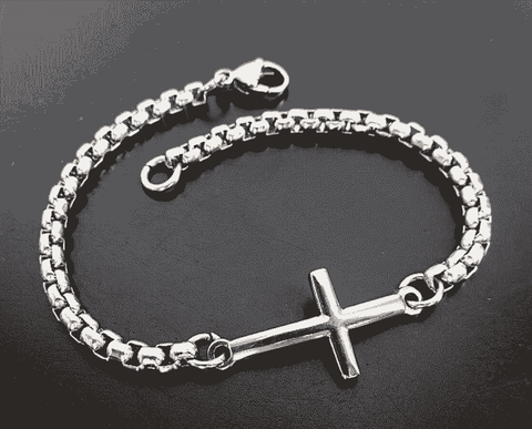 Cross bracelet- Christian faith gift