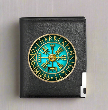 Viking symbol letaher Wallet