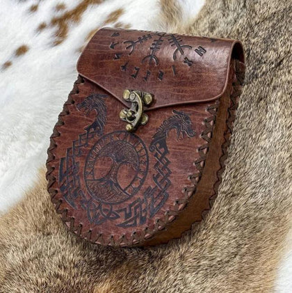 Vintage Medieval Viking Belt Bag