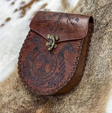 Vintage Medieval Viking Belt Bag