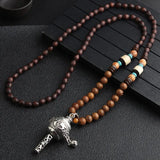 108 Mala Beads – Buddhist Prayer Nepalese Necklace Wooden beads necklace Viking Warriors