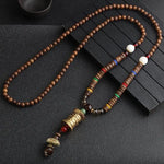 108 Mala Beads – Buddhist Prayer Nepalese Necklace Wooden beads necklace Viking Warriors