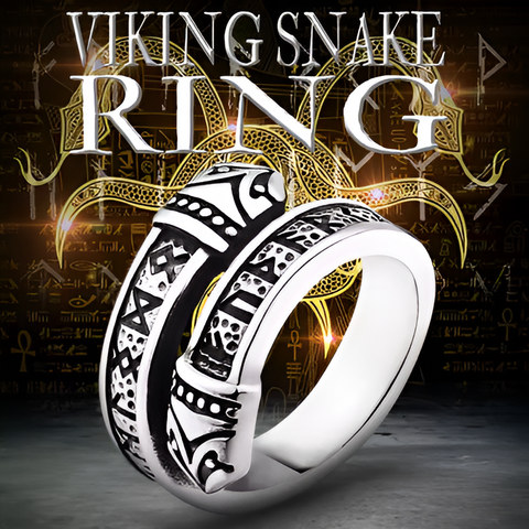 Norse Dragon Rune Ring
