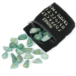 25PCS  Crystal Engraved Rune Stones Hobbies & Creative Arts Viking Warriors