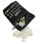 25PCS  Crystal Engraved Rune Stones Hobbies & Creative Arts Viking Warriors